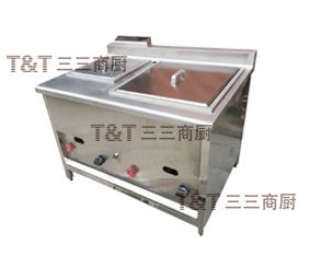 燃氣定制雙頭煮面爐
